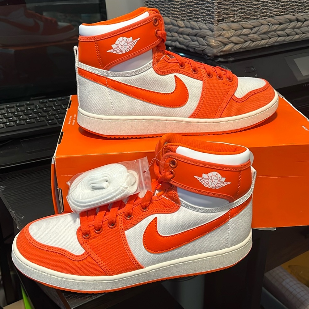 Jordan 1 Retro AJKO Rush Orange Men’s Size 8.5